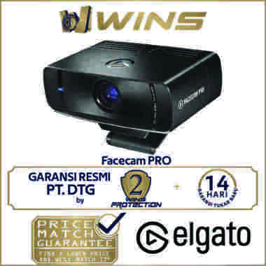 Elgato Facecam Pro 4K 60Fps Profesional Webcam Garansi Resmi