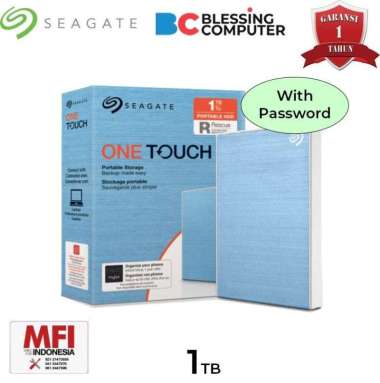 Hardisk Eksternal 1TB / Hardisk External Seagate One Touch 1TB BLUE