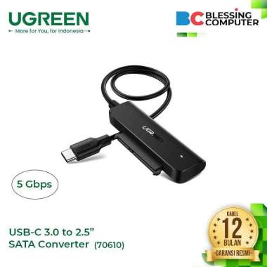 UGREEN 70610 USB C 3.0 to SATA Converter 50cm 5Gbps