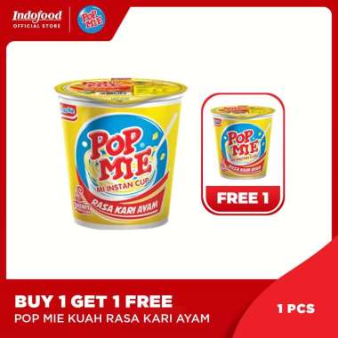 Buy 1 Get 1 - Pop Mie Kuah Rasa Kari (Exp Maret 2025)