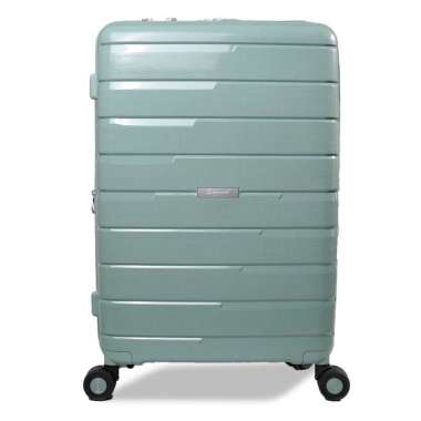 Dupont Koper Hardcase PP Anti Theft Zipper dan Expander dan TSA Size 29 Inch - 7045 Green Sage