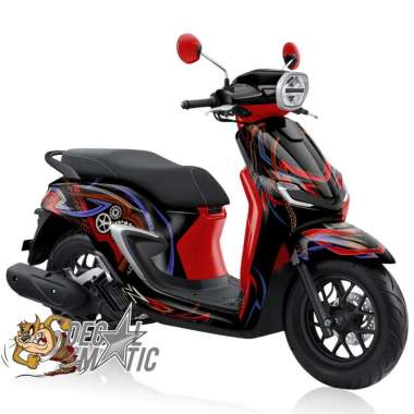 Decal Full Body Stylo 160- Stiker full body Variasi Skotlet Honda Stilo 160 - bGrafis Tribal Doff Hi