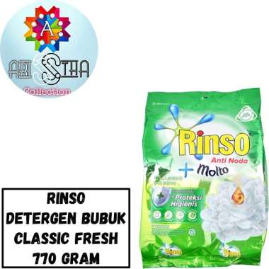 Rinso Detergen Bubuk Kemasan 770 Gram ClassicFresh
