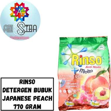 Rinso Detergen Bubuk Kemasan 770 Gram JapanesePeach