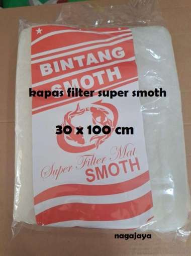 Kapas filter super smoth busa filter aquarium busa uk 30 x 100 cm busa filter 3 lapis
