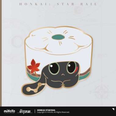 Rice Dumpling Dan Heng Ruan Mei Creation Series Metal Badge - Honkai Star Rail 3,5cm