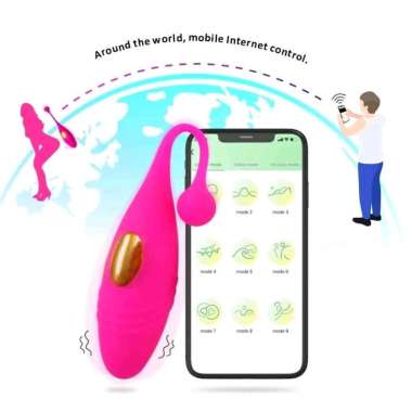 alat bantu wanita wireless app control - kapsul penggetar organ