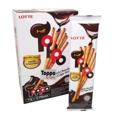 (BOX) Toppo Lotte Vanilla Choco (12 pcs)