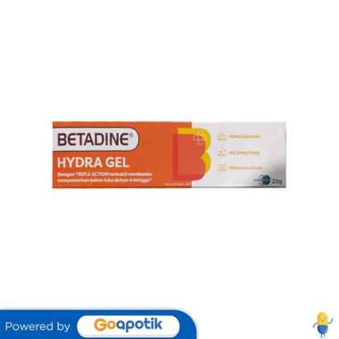 BETADINE HYDRA GEL 20 GRAM TUBE
