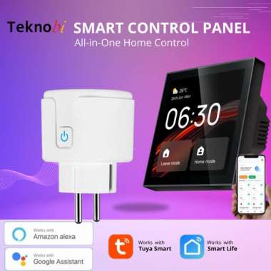 Smart Control Panel Saklar Lampu Socket Smart Home device kontrol Tuya Smart Socket