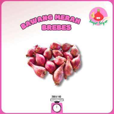 Sayur Segar - Bawang Merah Brebes Sedang / Medium Red Onions 250 gram