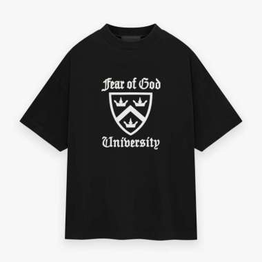 Fear of God Essentials University Heavy Crewneck BLACK M
