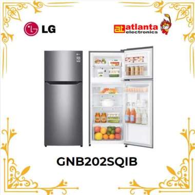 Kulkas LG 2 Pintu GNB-202 SQIB SMART INVERTER