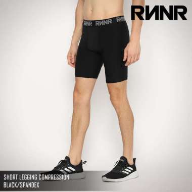 Base Layer Pria Compression shortPants RNNR L HItam