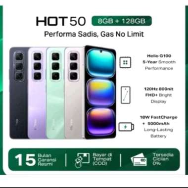 Infinix Hot 50 ram 8+8/128 GB