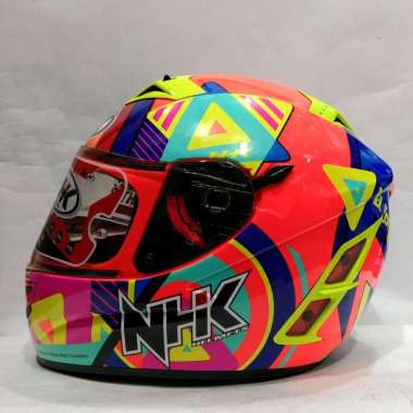 HELM NHK TERMINATOR SE PINGMENT ORANGE FLOU HELM FULL FACE M