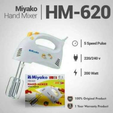 Miyako Hand Mixer HM-620 Mixer Miyako