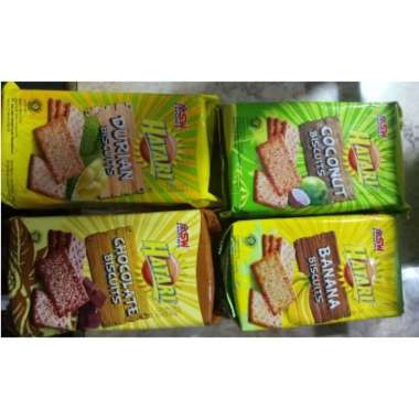 Hatari Biskuit rasa Durian Coconut Chocolate Banana Durian