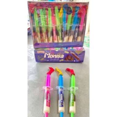 coklat cokelat suntik pasta suntik balon monisa isi 30