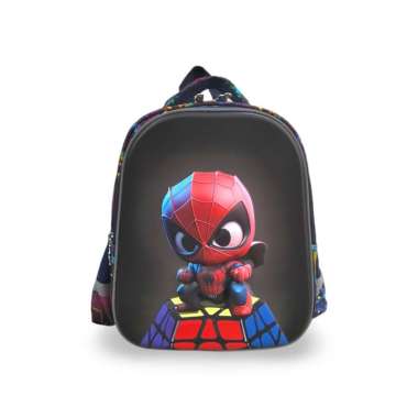 TAS RANSEL SEKOLAH ANAK TK LAKI-LAKI GAMBAR SPIDERMAN POWA HSD-24013