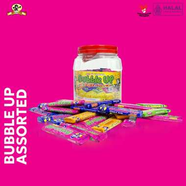 Pusan Bubble Up Assorted Bubble Gum Permen Karet
