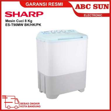 Mesin Cuci Sharp ES-T90MW BK/HK/PK (8 kg)