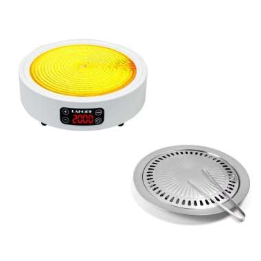 LAHOME Kompor Induksi Kompor Listrik Portable Hemat Listrik Hemat daya BBQ Combo 1