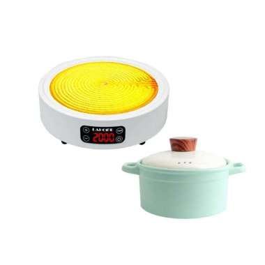 LAHOME Kompor Induksi Kompor Listrik Portable Hemat Listrik Hemat daya kompor+panci
