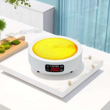 LAHOME Kompor Induksi Kompor Listrik Portable Hemat Listrik Hemat daya Putih