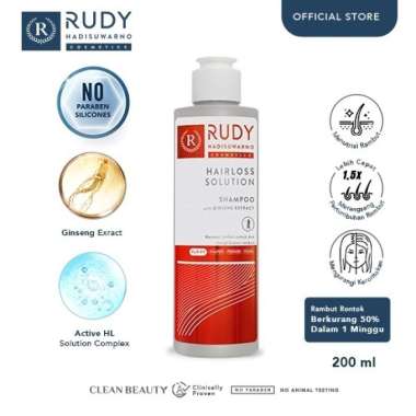 RUDY HADISUWARNO SHAMPOO SERIES - 100ML / 200ML HAIRLOSS 200ML