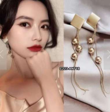 dhio-ANTING KOREA WANITA/ANTING TITANIUM ANTI KARAT/ANTING HIJAB/ANTING RUMBAI
