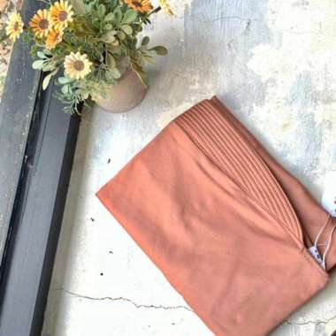 KENAN - HIJAB BERGO SYARI JUMBO // SABRINA JERSEY Bronze