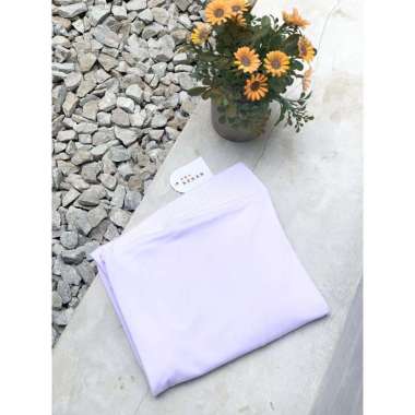 KENAN - HIJAB BERGO SYARI JUMBO // SABRINA JERSEY White