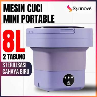 Mesin Cuci Portable Mini 8L OTOMATIS Mesin Cuci 2 Tabung Mesin Cuci Lipat Kecil Mesin Pengering Paka
