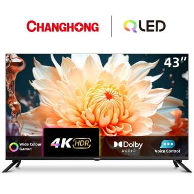 Changhong QLED TV 4K 43 inch Google Smart TV Digital TV (U43QCN1)