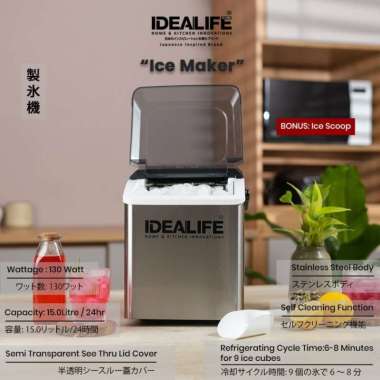 IDEALIFE Ice Maker - Pembuat Es Batu - IL-121