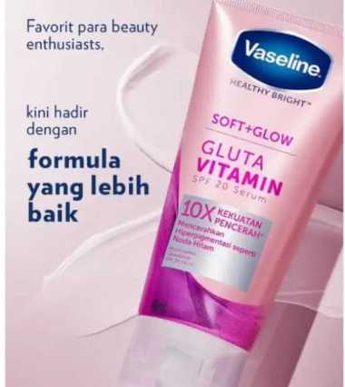 Vaseline Gluta Vitamin Soft & Glow - 180ml