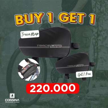 Consina Trace Map Buy 1 Get 1 [Bundling Promo] I Tas Frame Sepeda Gowes