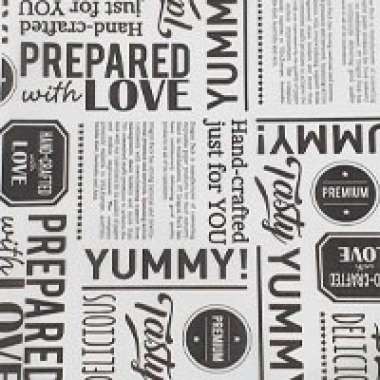 [100 Pcs] Kertas Nasi MOTIF KORAN (30x30 cm) - Motif Printing - Anti Lengket KORAN30 (100pcs)