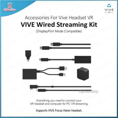 HTC VIVE WIRED PC STREAMING KIT FOR VIVE FOCUS VISION VR HEADSET DISPLAY PORT MODE