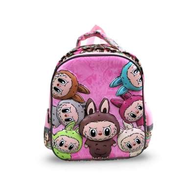 TAS RANSEL ANAK SEKOLAH TK POWA HSD 1713 KARAKTER LABUBU Pink