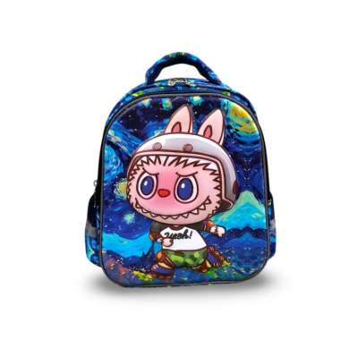 TAS RANSEL ANAK SEKOLAH TK POWA HSD 1713 KARAKTER LABUBU Blue