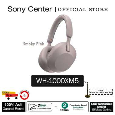 Sony Center Jakarta - Sony WH-1000XM5 / WH1000Xm5 / WH 1000XM5 / Xm5 Smoky Pink Wireless Headset NC 