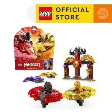 LEGO Ninjago 71826 Dragon Spinjitzu Battle Pack (186 Pieces), Mainan, Building Block, Toys