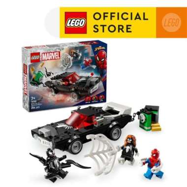 LEGO Super Heroes 76309 Spider-Man vs. Venom Muscle Car (254 Pieces), Building Block, Toys, Bricks