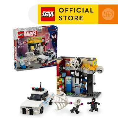 LEGO Super Heroes 76311 Spider-Verse: Miles Morales vs. The Spot (375 Pieces), Building Block, Toys,