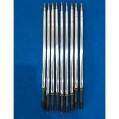 ( 1Biji ) As Bahan 12,5 mm panjang 40 cm hard chrome As 12,5 mm Bahan Shockbreaker As Bahan