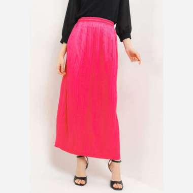 LUIRE by Raden Sirait Rok Plisket Original Wanita Semua Ukuran Fushia
