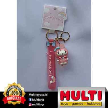 MY MELODY FAMILY RAINCOAT SERIES KEYCHAIN 74303
