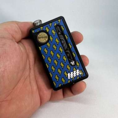 Panel Dot AIO V2 THICKBOY Thundershack 3mm | Mod Maker Monkey 3D Print Blue Yellow